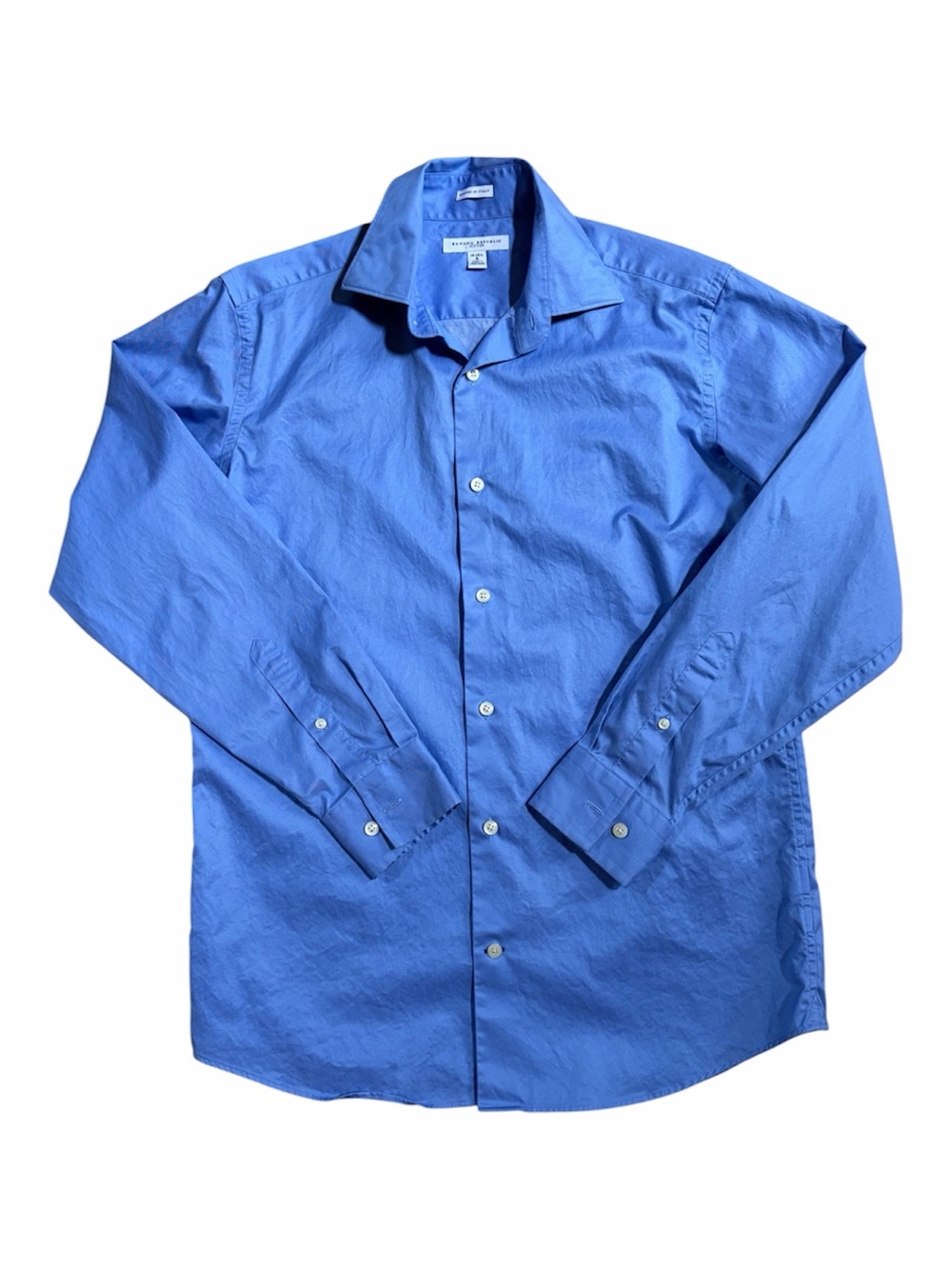 Banana Republic Men Fitted Italy Cotton Long Sleeve Button Down Shirt small
